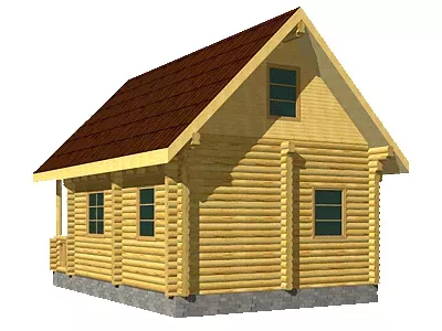 Projekt drewnianego domu 2